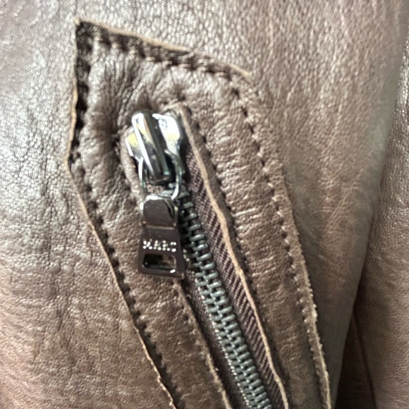 New , Marc New York,  Brown,  Medium Women`s Leather Jacket. Luxury apparel line - Picture 3 of 15